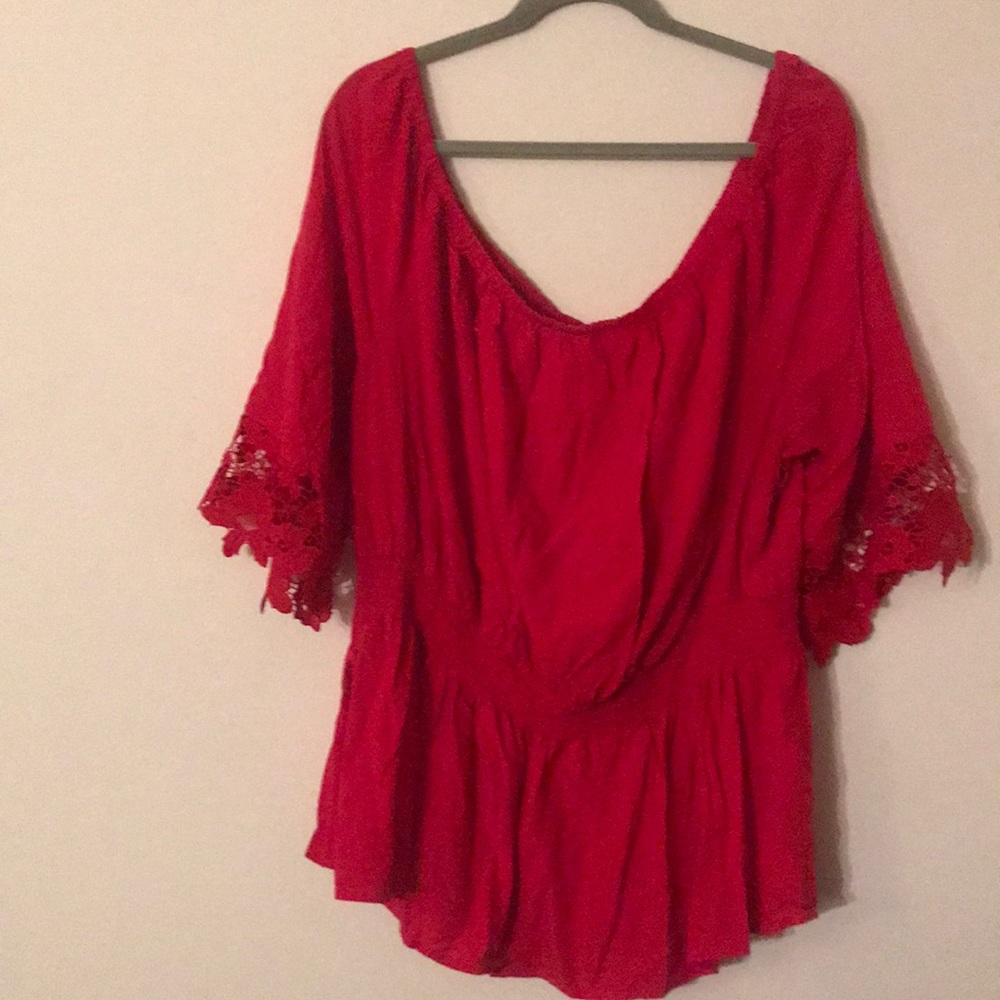 Lane Bryant peplum style blouse US 28